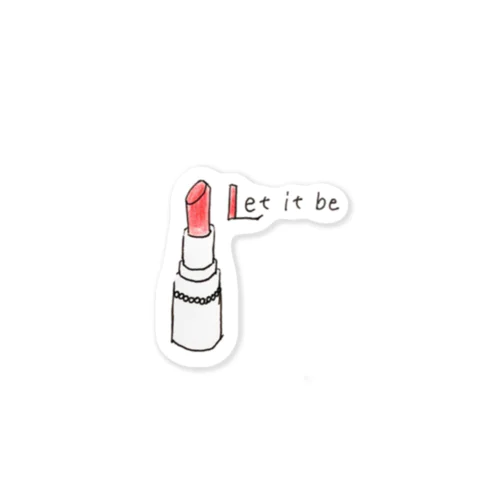 let it be Sticker