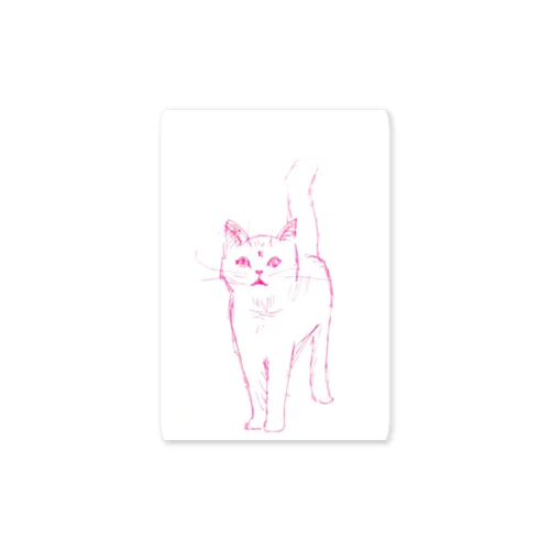 cat simple Sticker