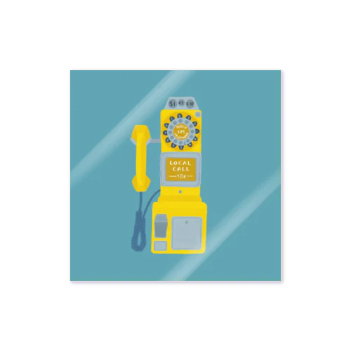 RETRO PAY PHONE Sticker