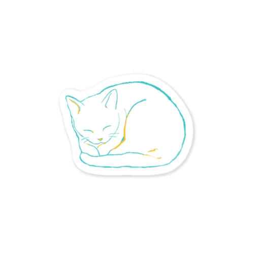 まるまるねこ Sticker