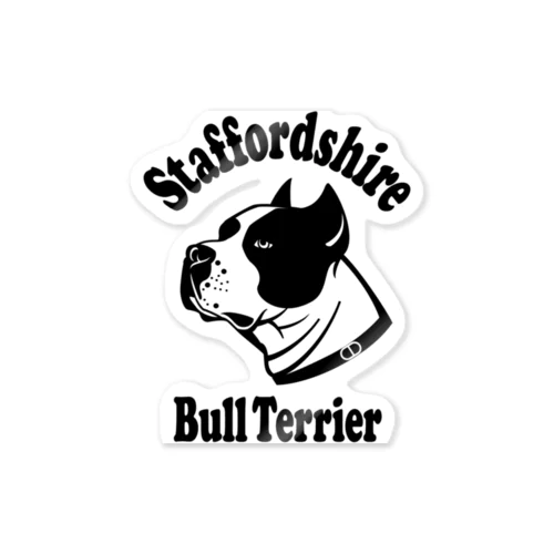 Staffordshire Bull Terrier / スタッフォードシャー・ブルテリア ステッカー