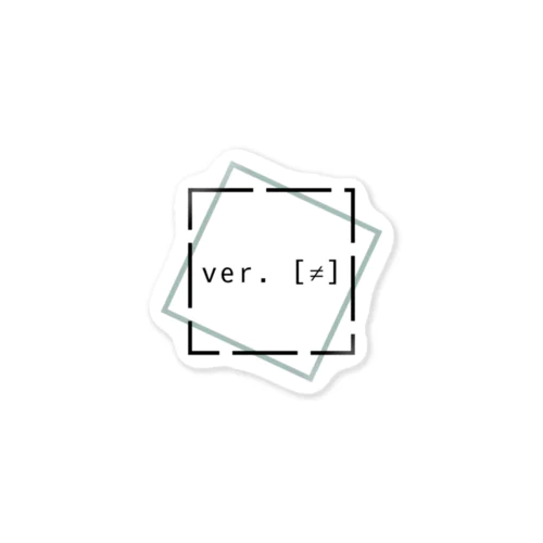 ver.[null / logo] Sticker