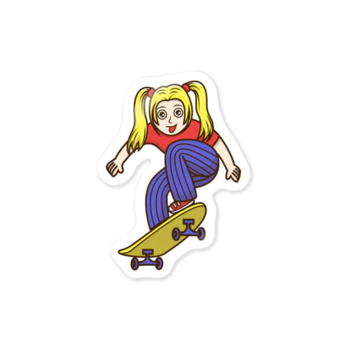 スケボー少女 Sticker