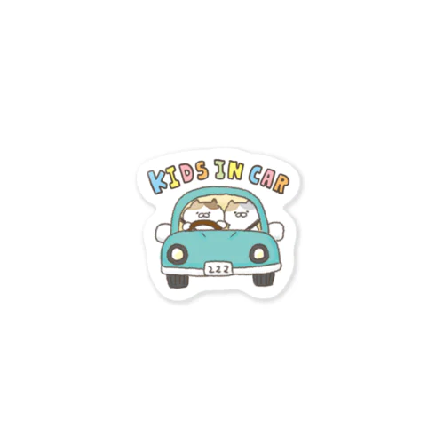 kids in car【キッズインカー】 ステッカー