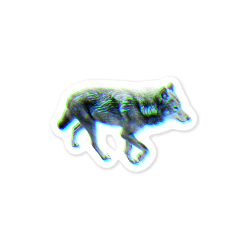 オオカミ Sticker