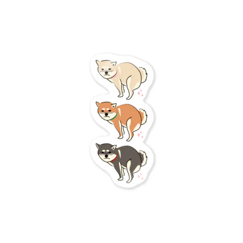 柴犬きばるくん Sticker