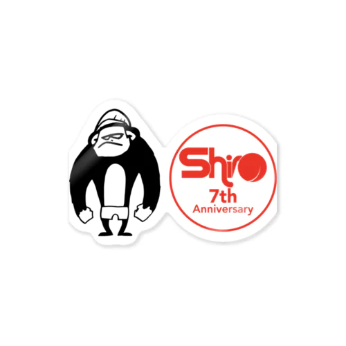 Shiro 7th Anniversary 스티커