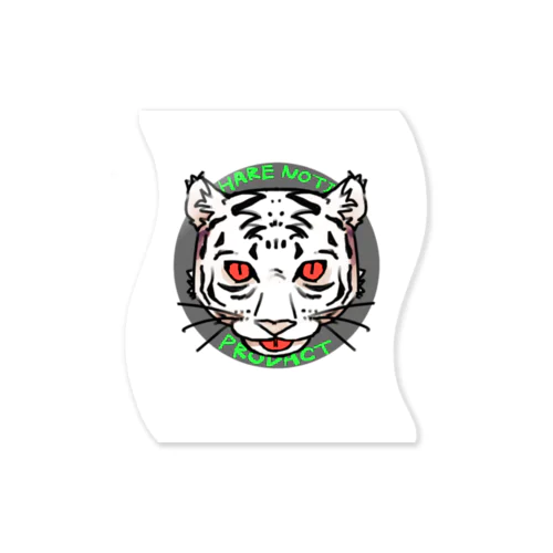 虎だって猫だものステッカー Sticker