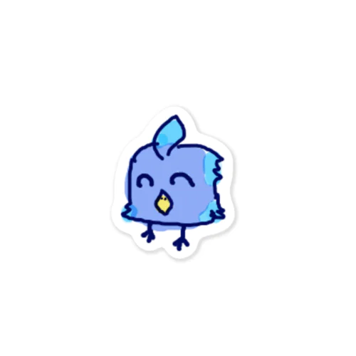 幸せを探す青い鳥 Sticker