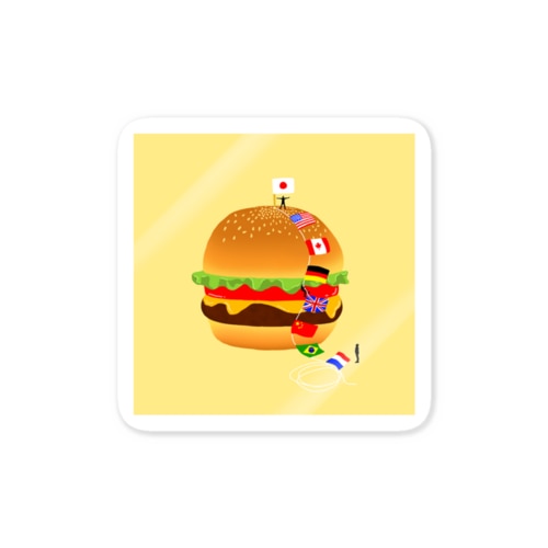 おいしい山登り Sticker