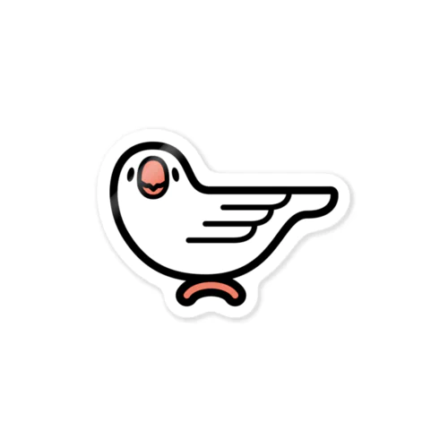 おでかけ文鳥 Sticker