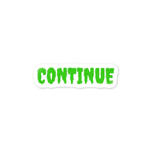 Dead CONTINUE Sticker