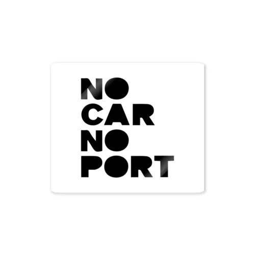 NOCARNOPORT Sticker