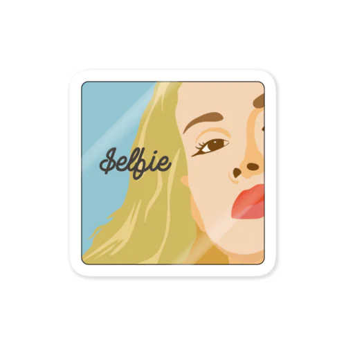 selfie girl Sticker