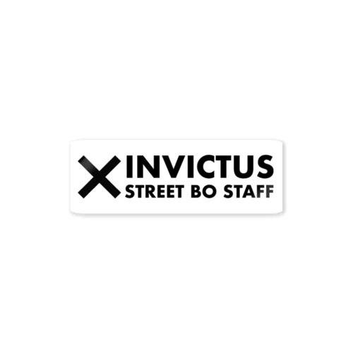 INVICTUS公式アイテム ステッカー