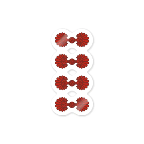 チャイナボタン風01 ステッカー
