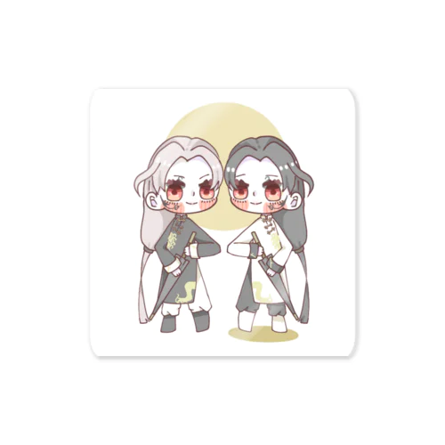 第五人格　白黒無常残花シール Sticker