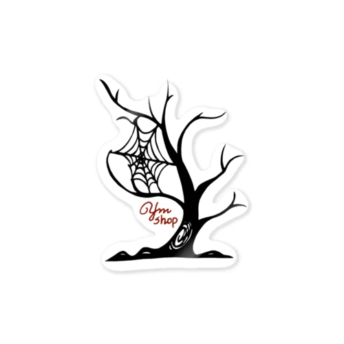 tree of Halloween Sticker