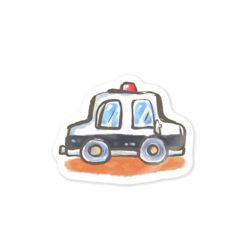 のりもの　パトカー Sticker