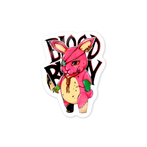 BLOOD BUNNY Sticker