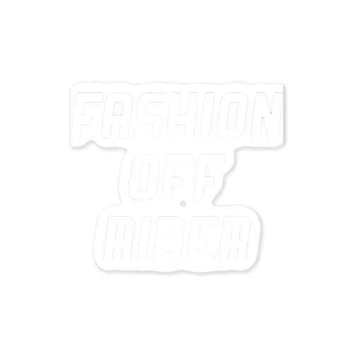 Fashion Off-Rider Sticker