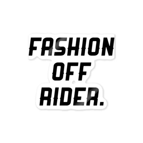 Fashion Off-Rider Sticker