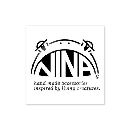 NINA LOGO 스티커