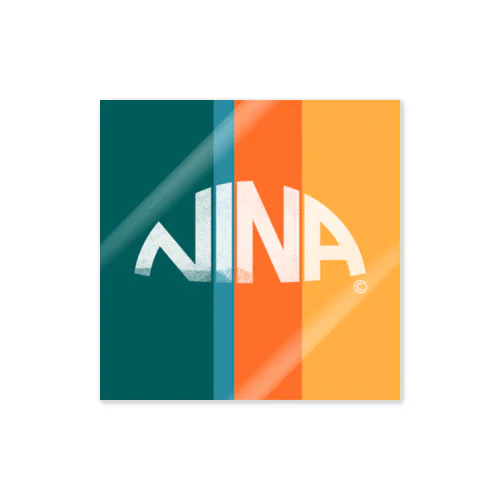  NINA LOGO ステッカー