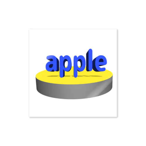 apple 스티커