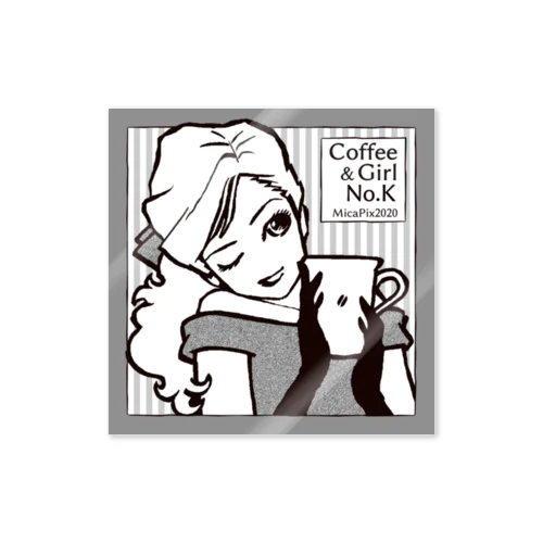 C.Girl "No.K" Sticker