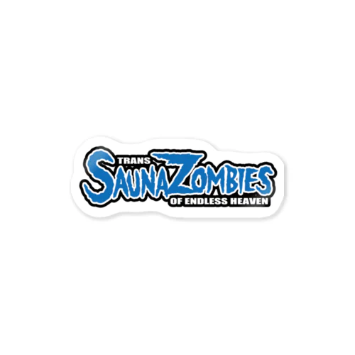 SAUNAZOMBIES - FAMOUS LOGO STICKER- Sticker