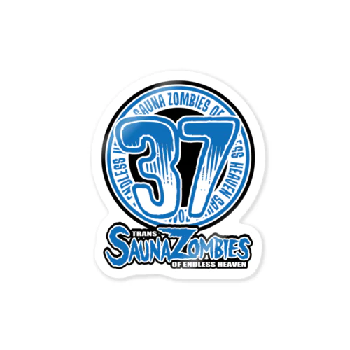 SAUNAZOMBIES - 37 LOGO STICKER - Sticker