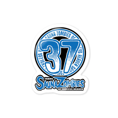 SAUNAZOMBIES - 37 LOGO STICKER - 스티커