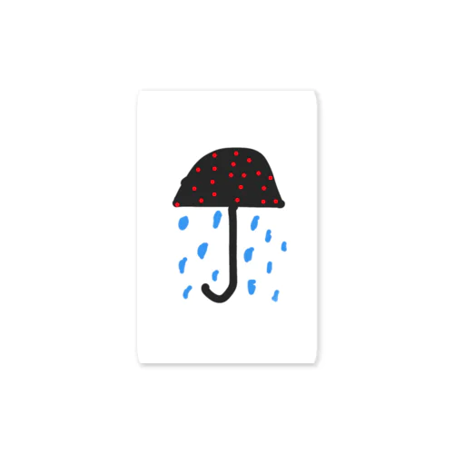 雨降ってきた Sticker