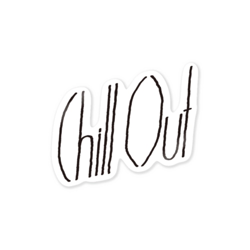 Chill Out Sticker Sticker
