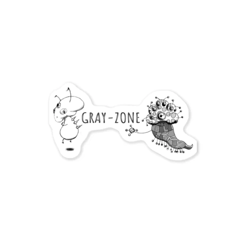GRAY-ZONE(自己紹介) Sticker