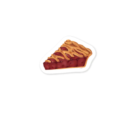 Cherry pie Sticker