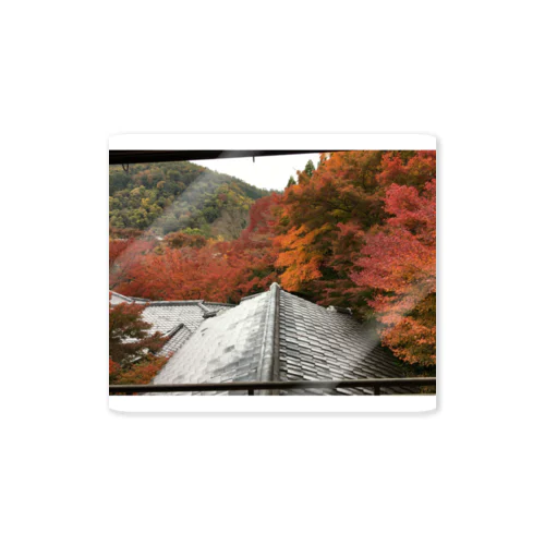 山寺の秋 Sticker