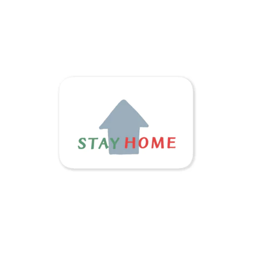 stay homeシール Sticker