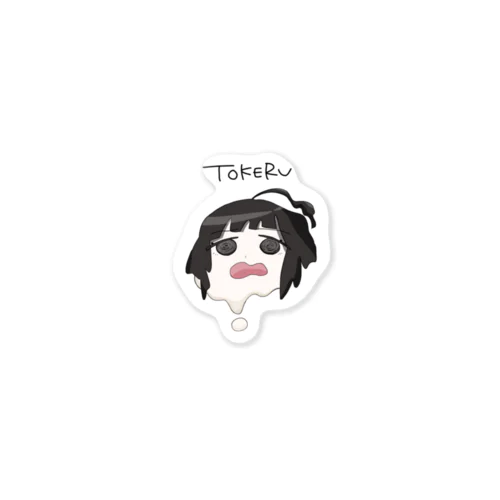 TOKERU GIRL Sticker