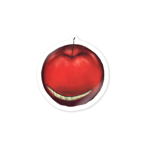 Smiley Apple ステッカー