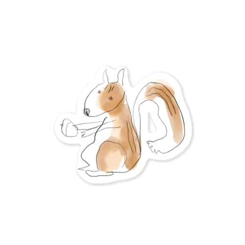みぎききのりす Sticker