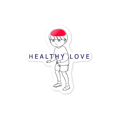 healthy Love(ブレイン) Sticker