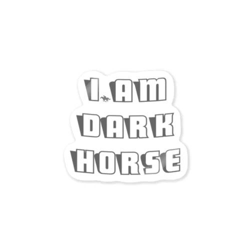 I AM DARK HORSE アイ アム ダークホース ステッカー