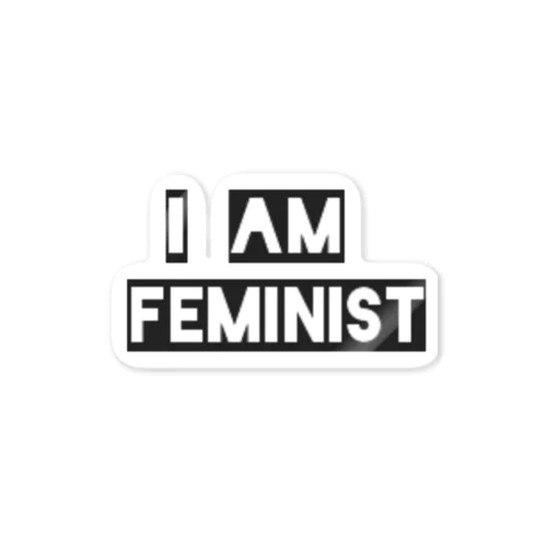 フェミニスト I AM FEMINIST Sticker