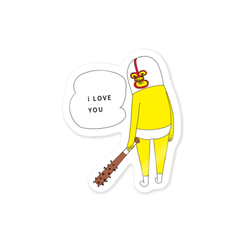 I LOVE YOU Sticker