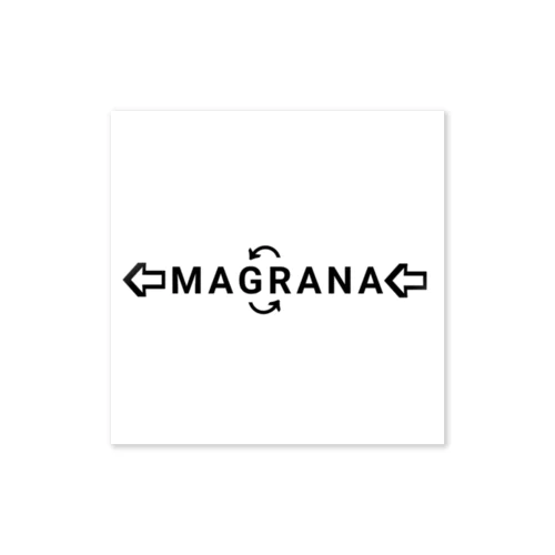 MAGRANA「アナグラム」矢印有り Sticker