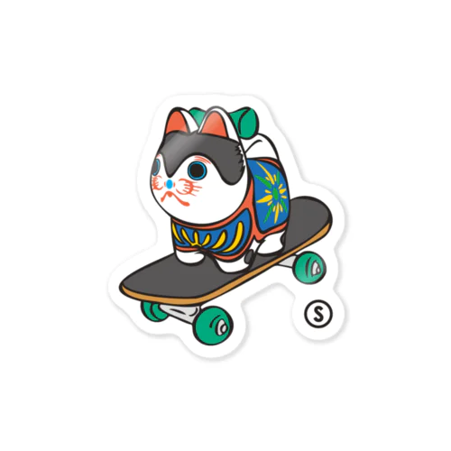 Inuhariko Skate Sticker Sticker