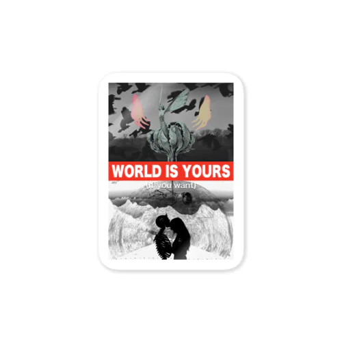 World is Yours Sticker