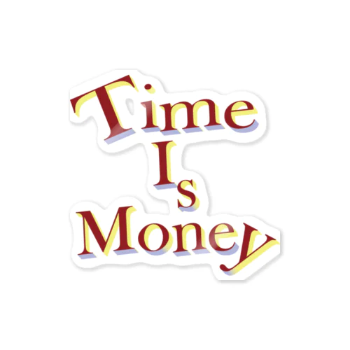 Time is Money ステッカー